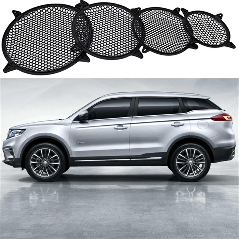 Car Speaker Grille New 6/8/10/12 Inch Loudspeaker Protective Mesh Cover Net Car Speakers Power Amplifier Circle Unit Net Sound Box Grille
