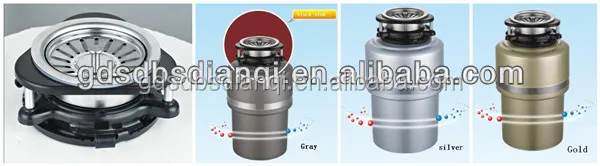 Modern kitchen FWD, kitchen sink crusher, 3/4 HP 1200ml with CE and ROHS 3