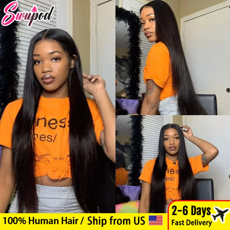 360 Full Lace 13x6 HD Lace Frontal Wig for Women 13x4 Frant Silky Straight Remy Human Hair Dark Black Glueless Pre Plucked 250% human hair wig,lace front wig,human hair wigs,front lace wig