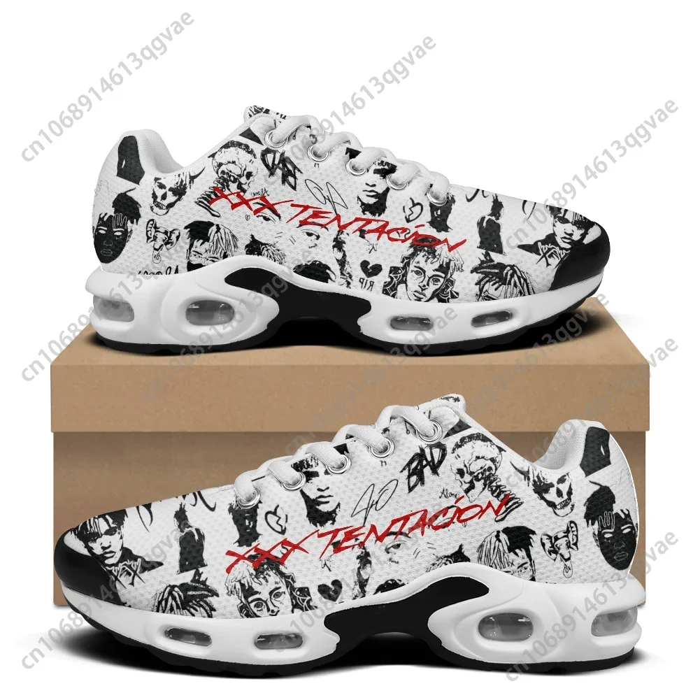 Hot Hip Hop Rapper XXXTentacions Air Cushion Sneakers Mens Womens Teenager Sports Shoes High Quality Custom Made Mesh Sneaker 2