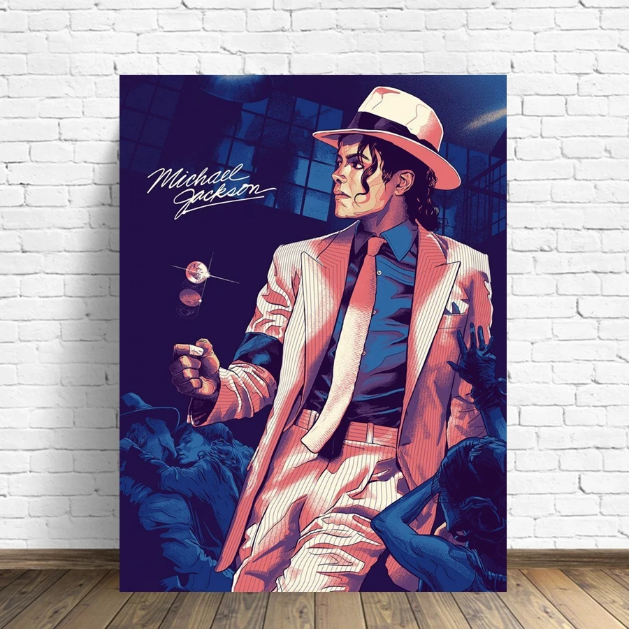 マイケルジャクソン　クリスタルアート 5D DIY Diamond Embroidery King Of Pop Michael Jackson Full