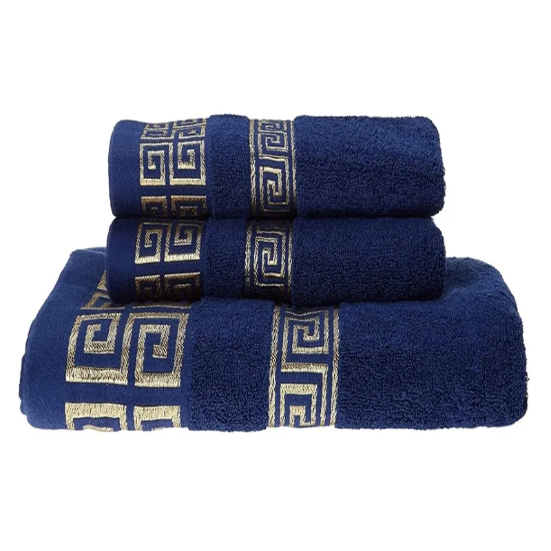 3PCS Towel Set Soft Luxury Thick Home Hotel Bath Towel Green Blue Bathroom  Hand Face Shower Towels For Adults - AliExpress