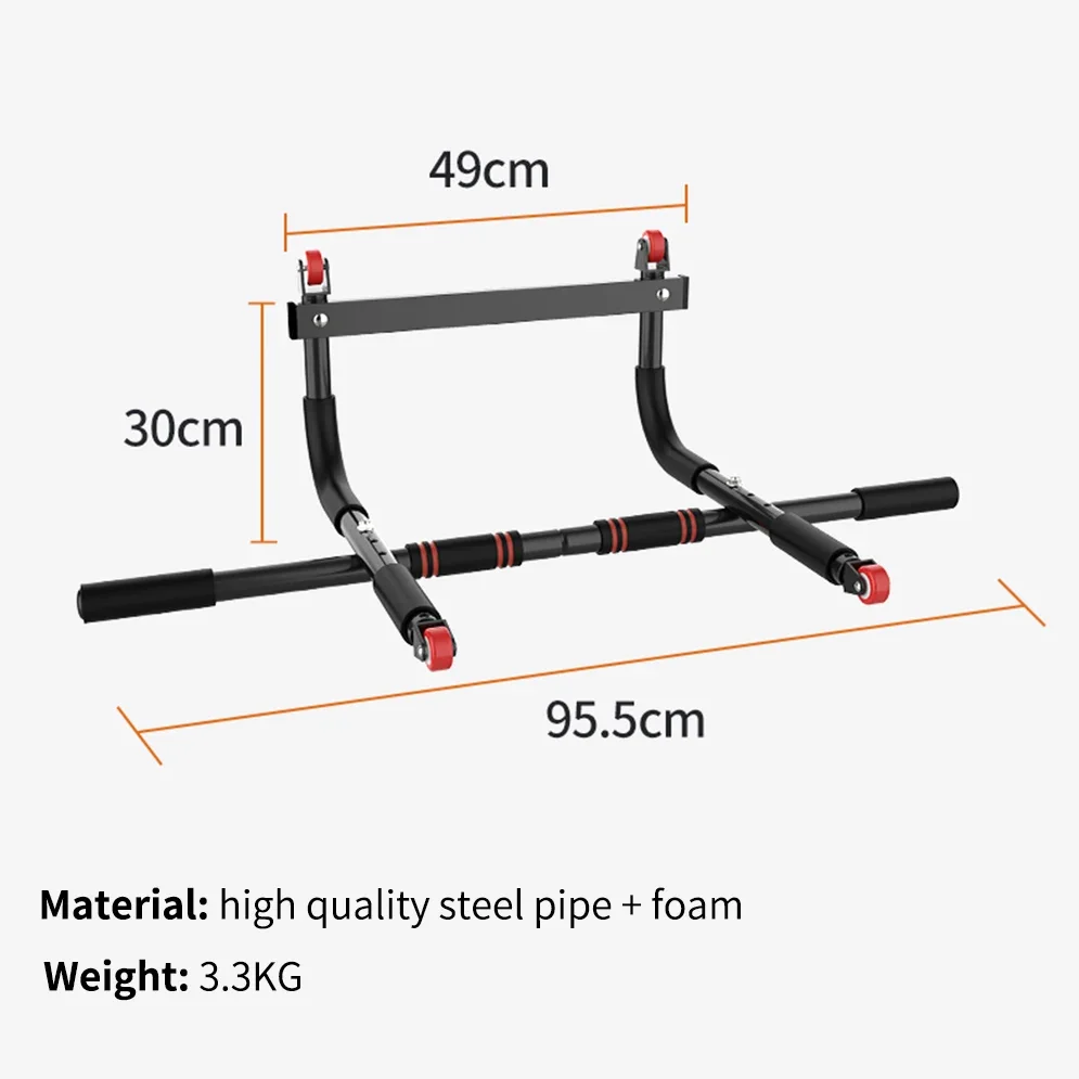 Bodybuilding Equipment Exercise Bars Tote Bag Letter Traction Bar Chin-up Hand Bags for Women Muscle Iron Rods Dumbbells Pull