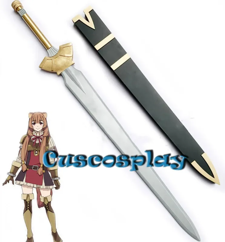 

The Rising of The Shield Hero Raphtalia Sword Cosplay Prop Weapons with Sheath Scabbard PVC Swords Cosplay Props for Halloween