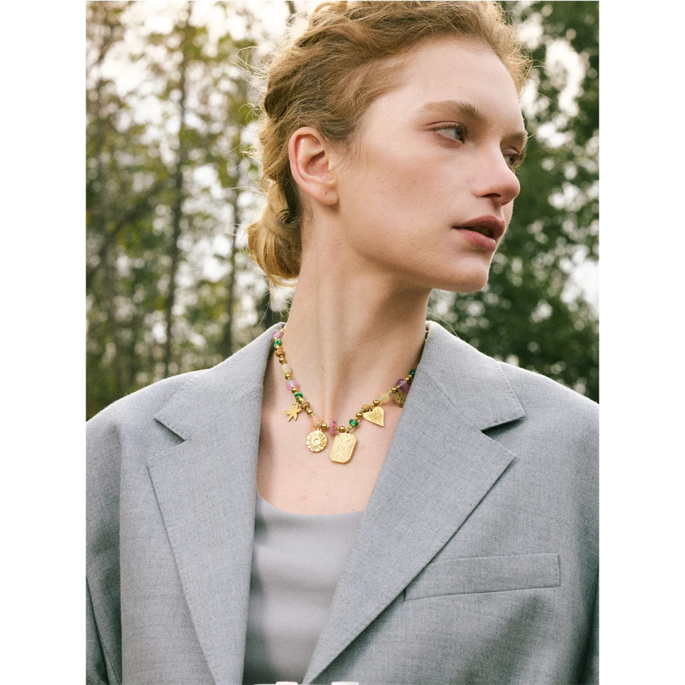 Yhpup Necklace Stainless Steel Waterproof