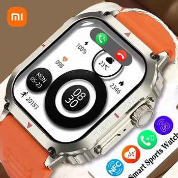 샤오미 미지아 남성용 AMOLED HD 스크린, 스마트 워치 심박수, 블루투스 통화, 혈당 방수, GPS 스포츠 스마트워치, 화웨이