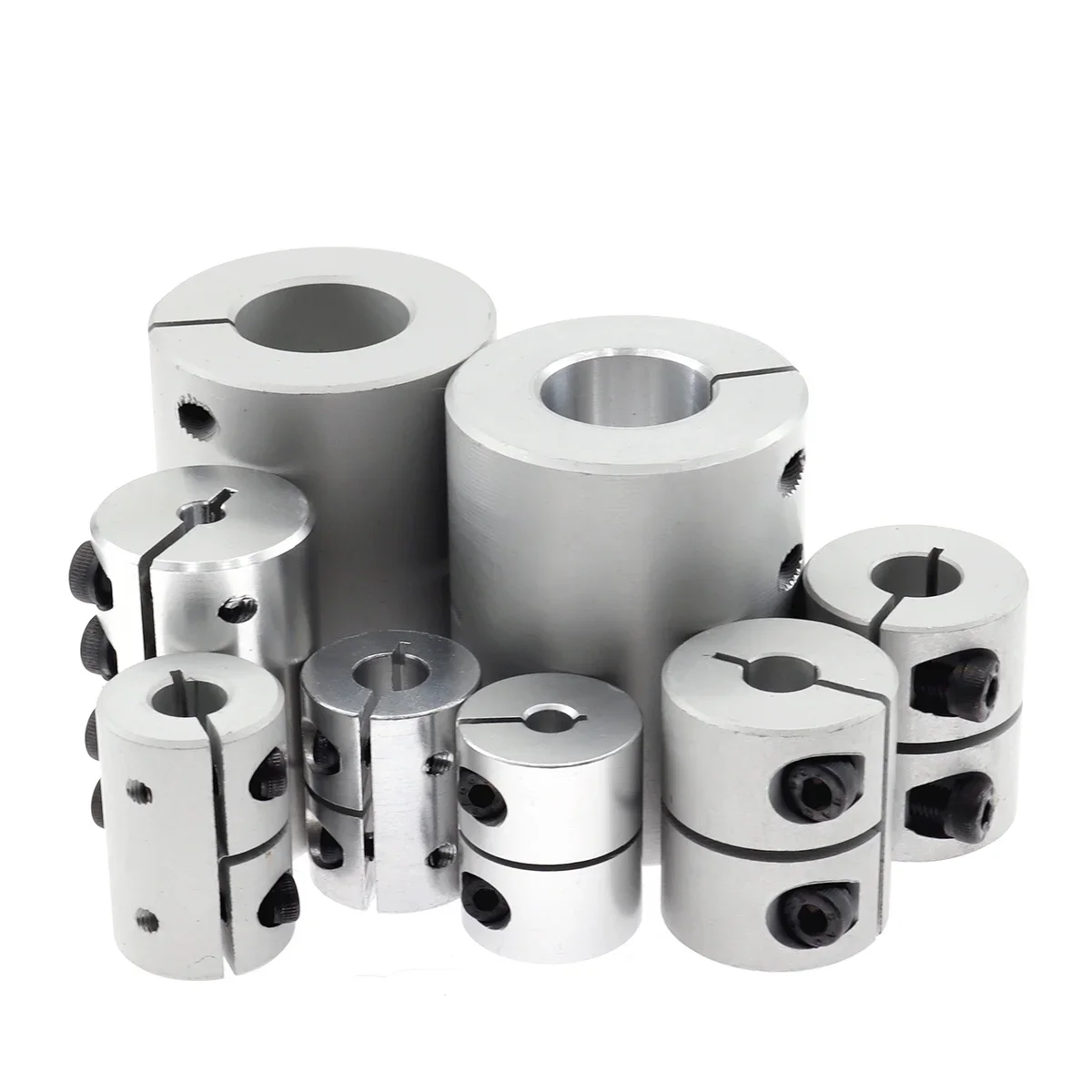 Description Picture 3 of itemRigid shaft D50L55 coupler clamp stepper servo motor coupling 3D printer parts 8/10/12/14/15/16/18/20/22mm coupler