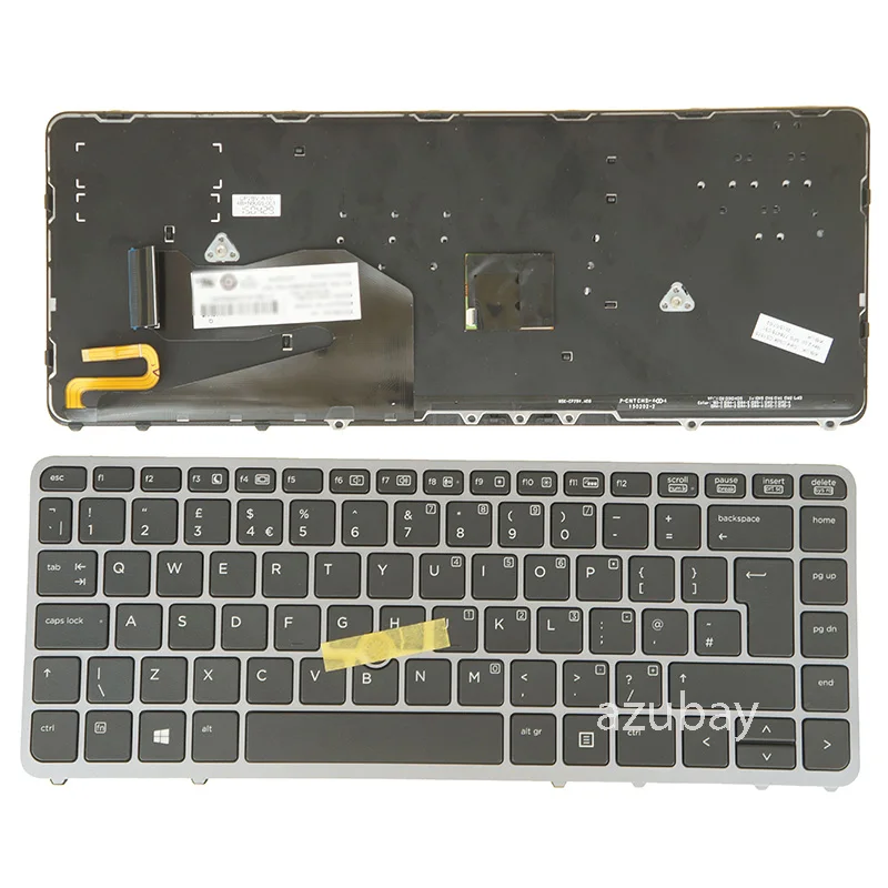 Teclado Portátil para hp Elitebook 840 g1 g2 850 g1 g2 Zbook 14 14 g2 15u g2 uk Francês Nórdico Eua la hb br cf cz sk be sw gr hu - Imagem 3