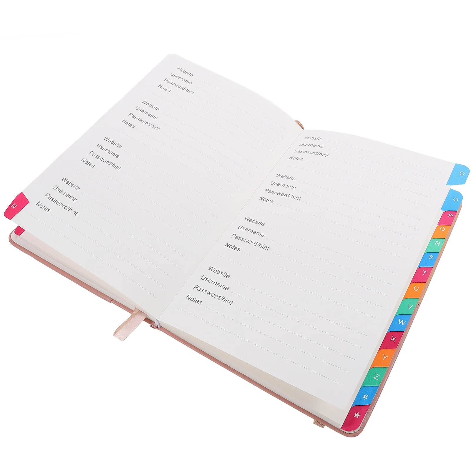 Address Book Refillable Alphabetical Code Phone Small Organizer for Numbers Pocket