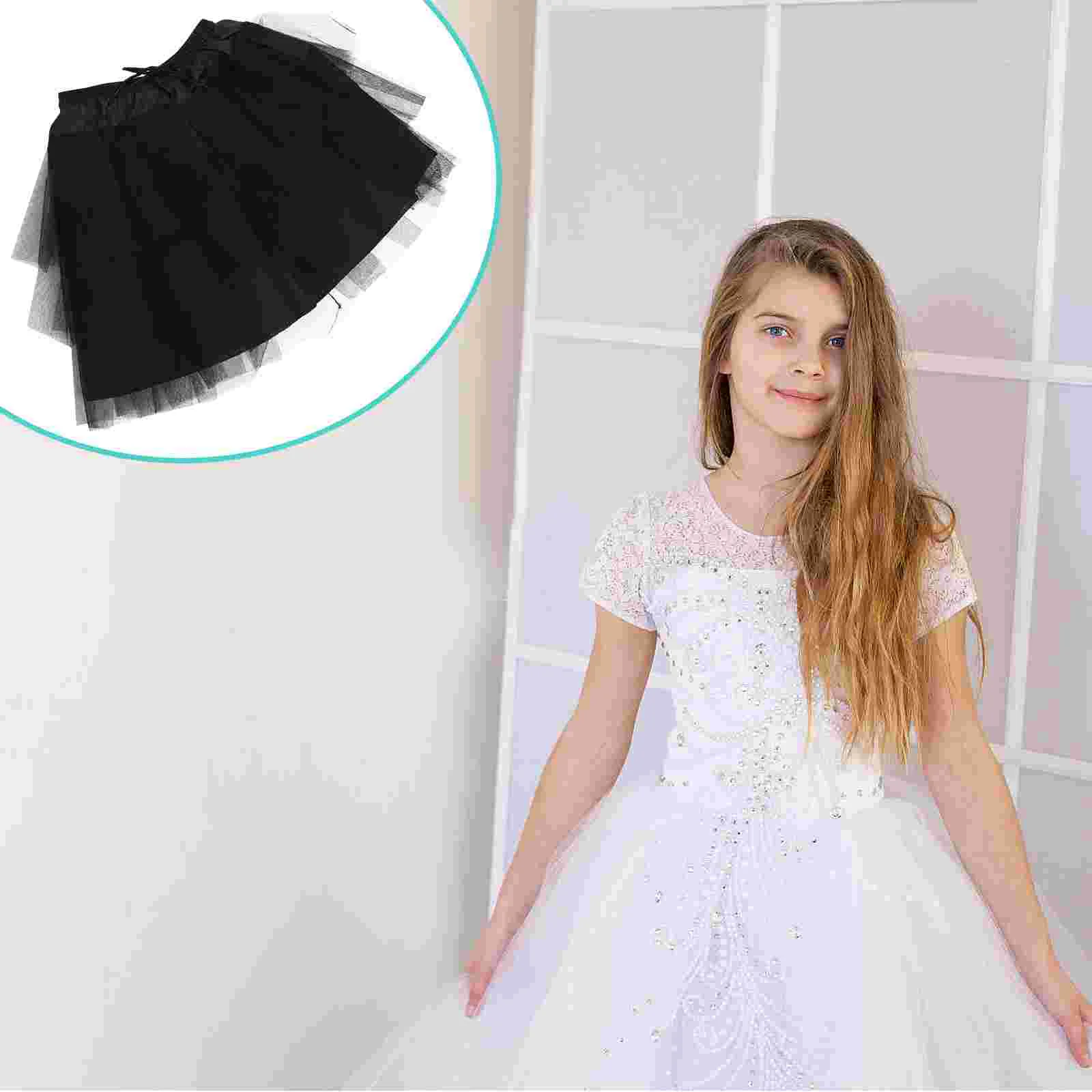 Princess Party Dance Skirt Wedding Dress Girls Women Petticoat Underskirt Women's Puffy Tutu