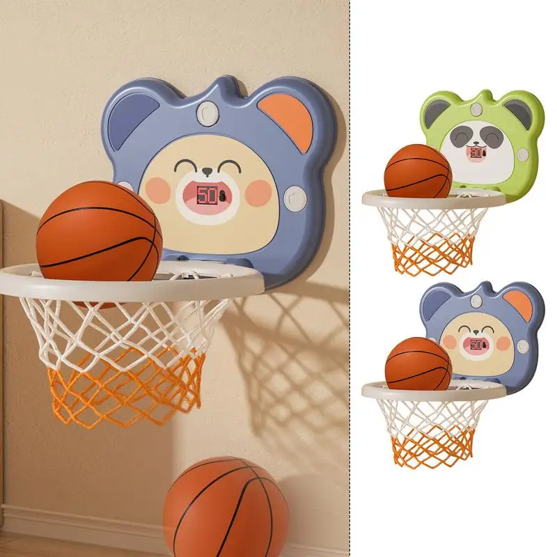 

Basketball Hoop For Kids Kids Basketball Goal Adjustable Basketball Game Learning & Education Toys Indoor Sports Toys Cute Wall