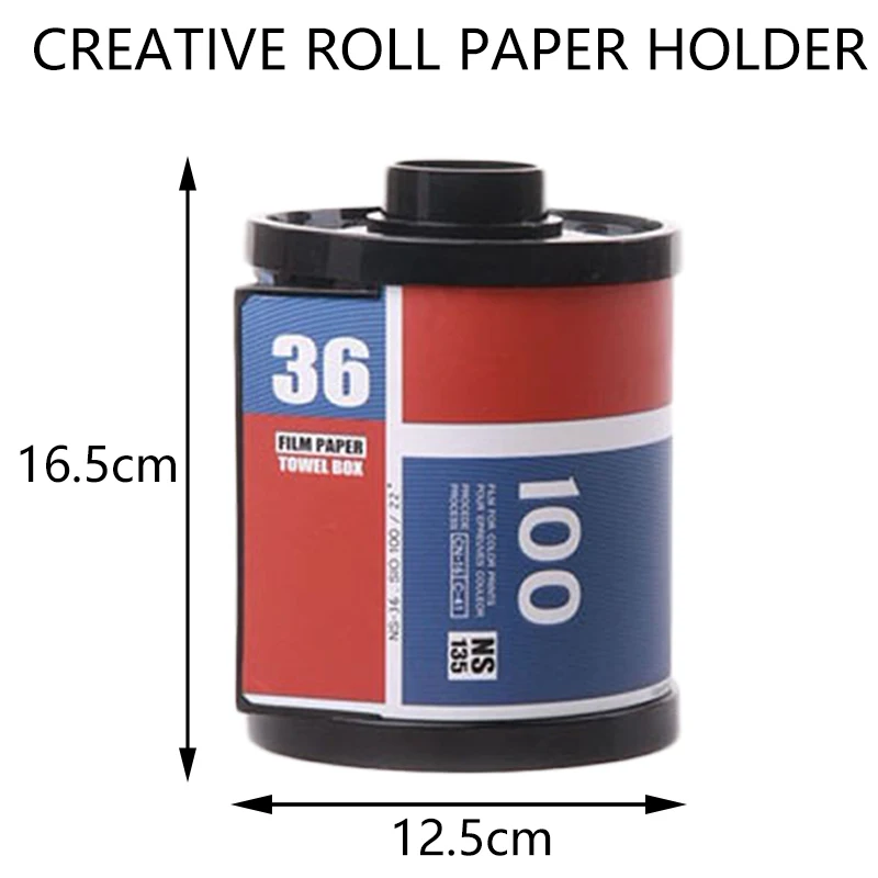 Creative Film Tissue Box Plastic Retro Roll Paper Box Desktop Table Napkin Case Bathroom Toilet Paper Holder Storage Decoration 6