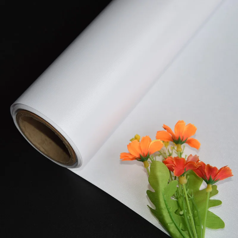 36in 30m White Inkjet Photo Printing Glossy 100% Polyester Canvas