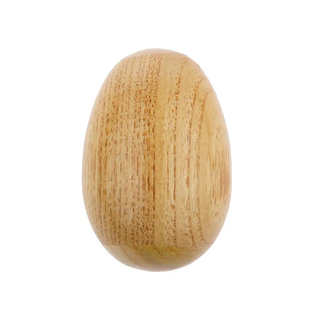 Wooden Egg Shaker Hand Shaker Percussion Toys Band Accessory Percussion Instruments Instrument Rattle Toy egg shakers