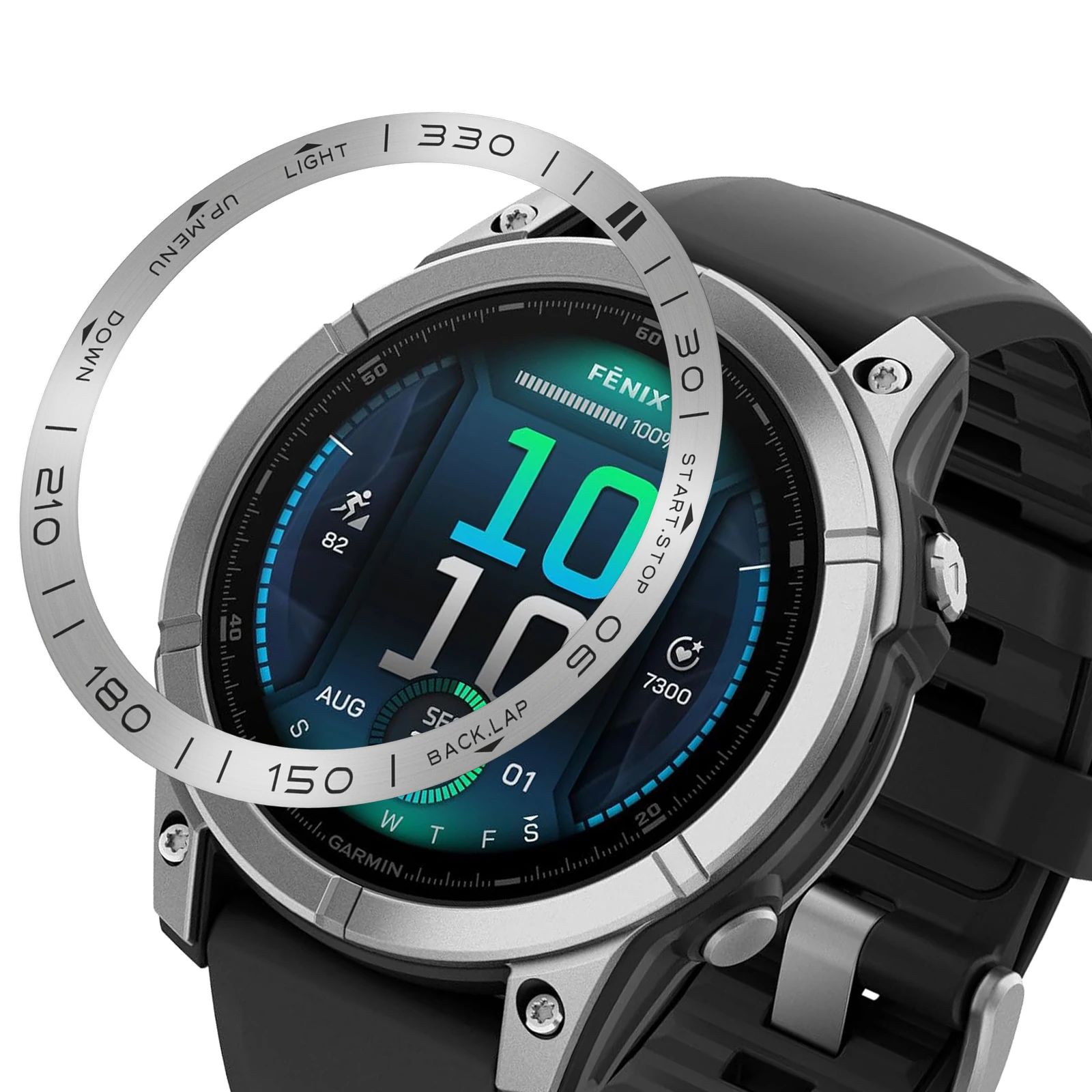 Elegant Metal Bezel Ring Case for Smartwatch Enhancement