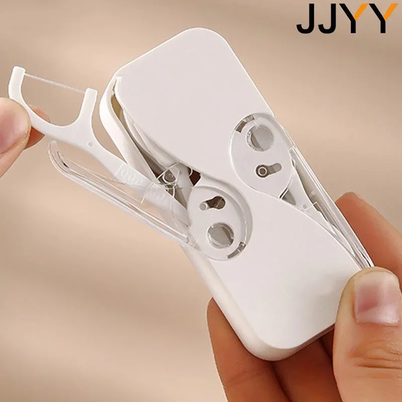 Dental Floss Dispenser Portable Case Automatic Picks Cases Teeth Cleaning Box Life Supplies
