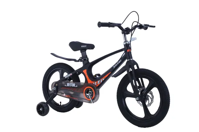 LazyChild New Children's Bicycle Magnesium Alloy Light Bicycle Flash Wheel Double Disc Brake Children's Bicycle DropShipping 6