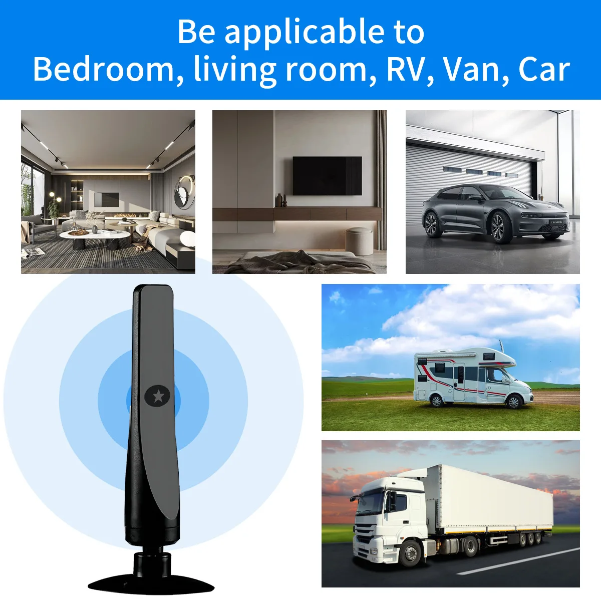 The New Model Supports 4K Digital Tv Antenna Receivers, Indoor and Outdoor High-Definition Digital Terrestrial Wave Hdtv Tv Antennas - 6