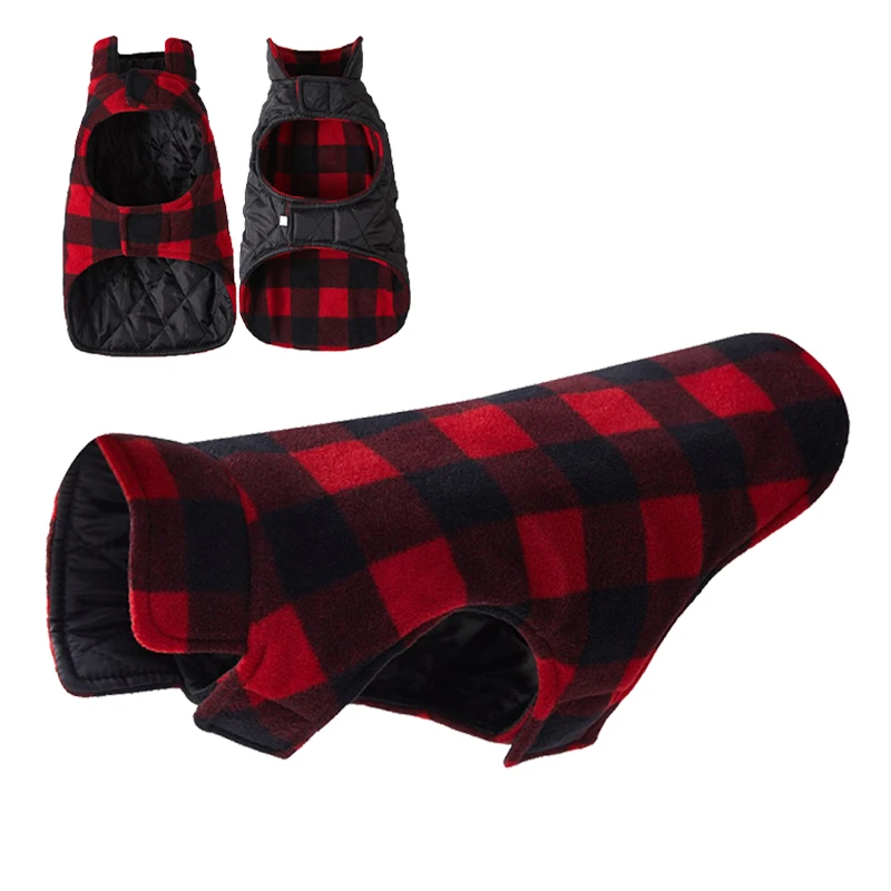 Pet Dog Coat Winter Dog Clothes Warm Fleece Puppy Vest French Bulldog