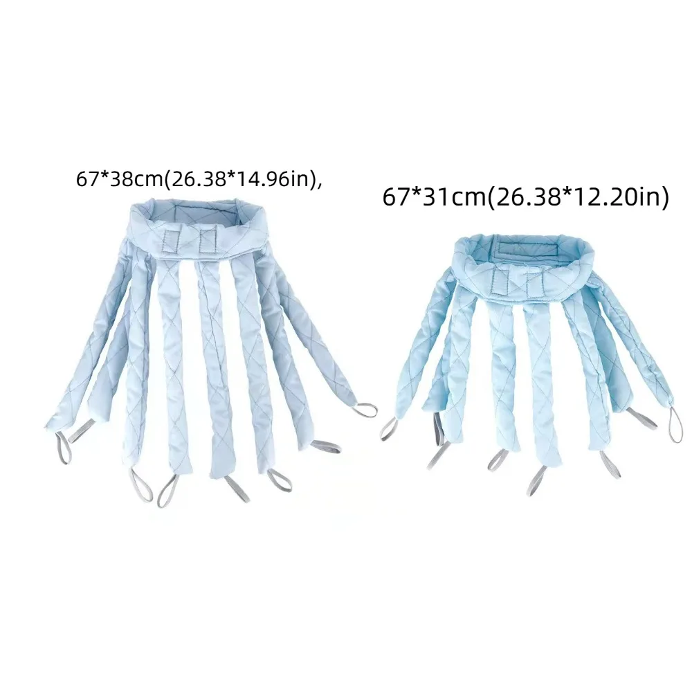 문어 모양의 유연한 무열 헤어 컬러 헤어 스타일링 도구 수면용 컬링 헤드밴드 부드러운 DIY 오버나이트 헤어 롤러 소녀용