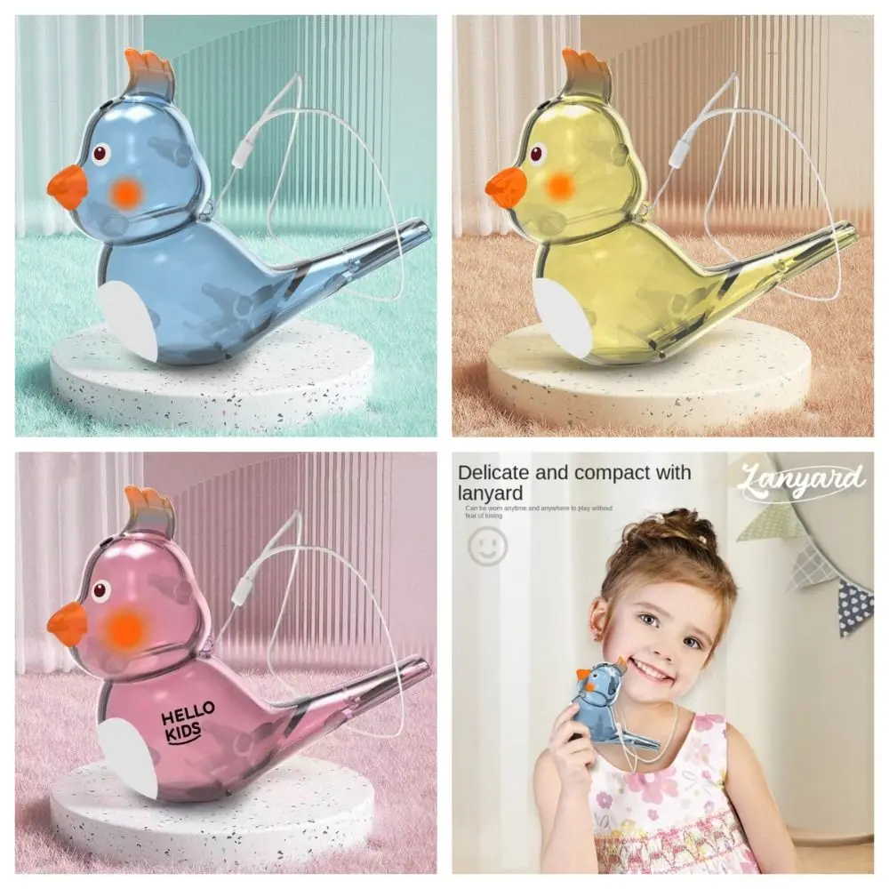 

Детский водяной свисток в форме птицы со шнурком, маленький музыкальный инструмент, игрушка, птица, Детский образовательный Подарок для ребенка