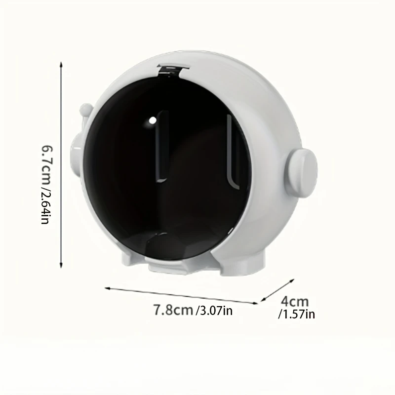 Astronaut Wall-Mounted Electric Toothbrush Holder Toothbrushes with Lid Organizer Suction Traceless Hook bathroom accessories