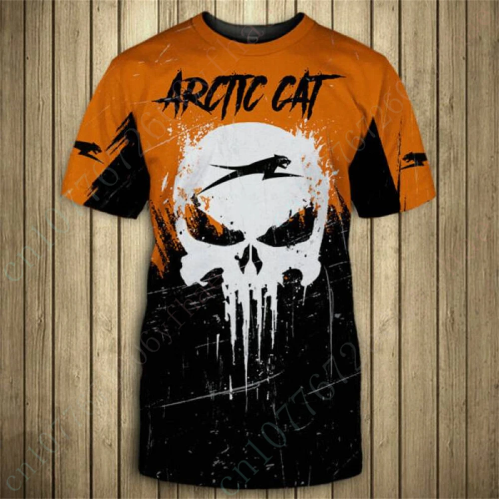 

Arctic Cat Anime T Shirt For Men Women Quick Drying Short Sleeve Top Unisex Clothing Casual T-shirts Harajuku Oversized T-shirt