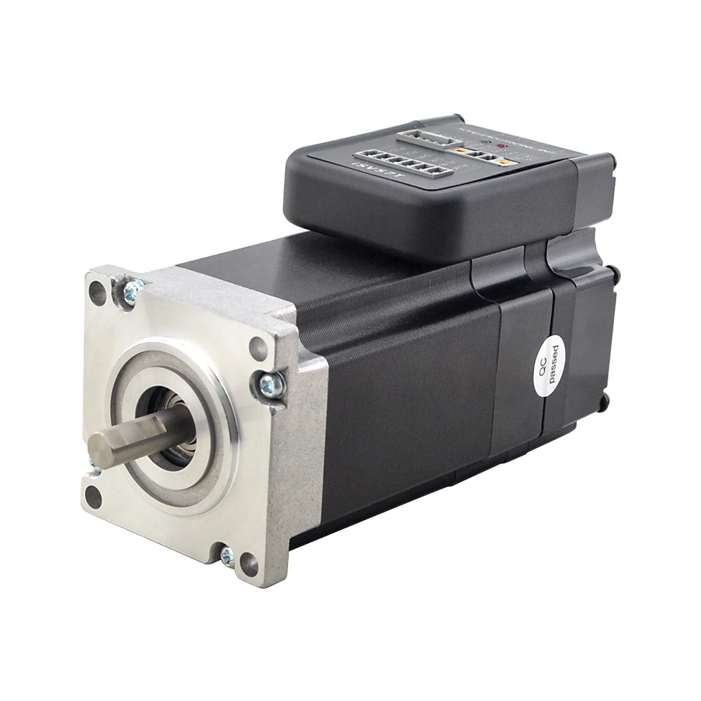 STEPPERONLINE 130W Nema 23 Integrated Servo Motor 0.45Nm with Driver iSV57T-130S 3000RPM 20-50VDC Brushless DC Servo Motor
