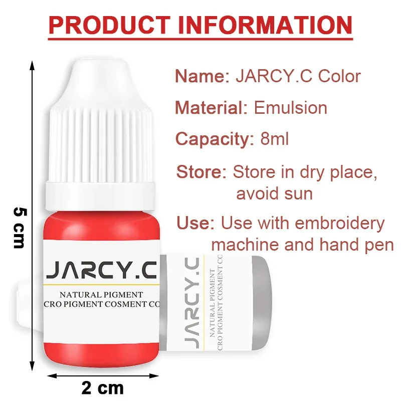 8ml Tattoo Ink Microblading Permanent Makeup Pigment Paint for Semi Permanent Eyebrows Eyeliner Lips Tattoo Supplies tattoo ink tattoo ink pigment