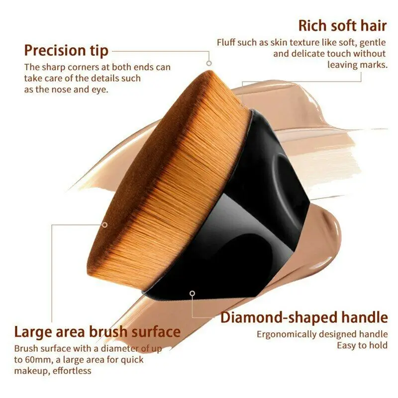 Makeup Brush Foundation Brushes Tools Face Cosmetics Soft Base Foundat Makeup Kits Portable Professional Beauty Brush