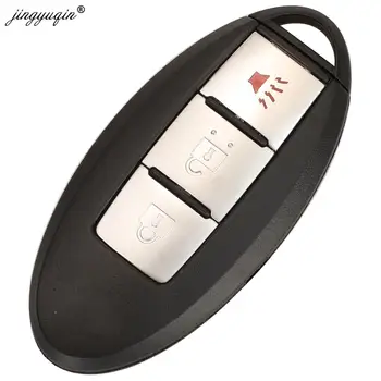 Keyforkess 10 pz/lotto 2/3/4 pulsanti chiave dell'automobile Shell caso per Infiniti G25 G35 G37 Q40 / Q60 / QX70 telecomando Smart Keyless Fob copertura - Jingyuqin 10 pz lotto 2 3 4 pulsanti chiave dell automobile Shell caso per Infiniti