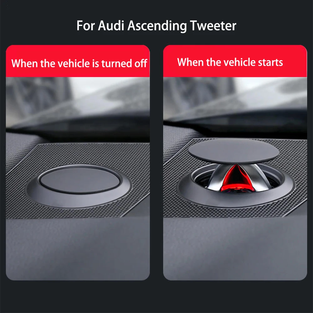 32 Colour LED Lifting Tweeter Speaker For Audi A4 A5 A6 A7 C8 B9 Car Instrument