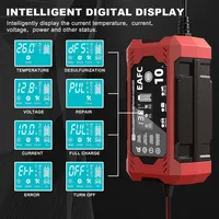 Car Battery Charger 12V 8A 10A Touch Screen Pulse Repair Digital LCD Display Smart Fast Charger for Car Motorcycle - Image 3