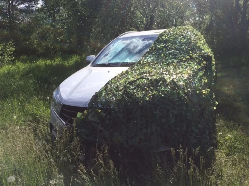Camouflage Net Car Cover, Camping Sun Shade, Birdwatching Home Decor, Military Style UV Proof Lightweight