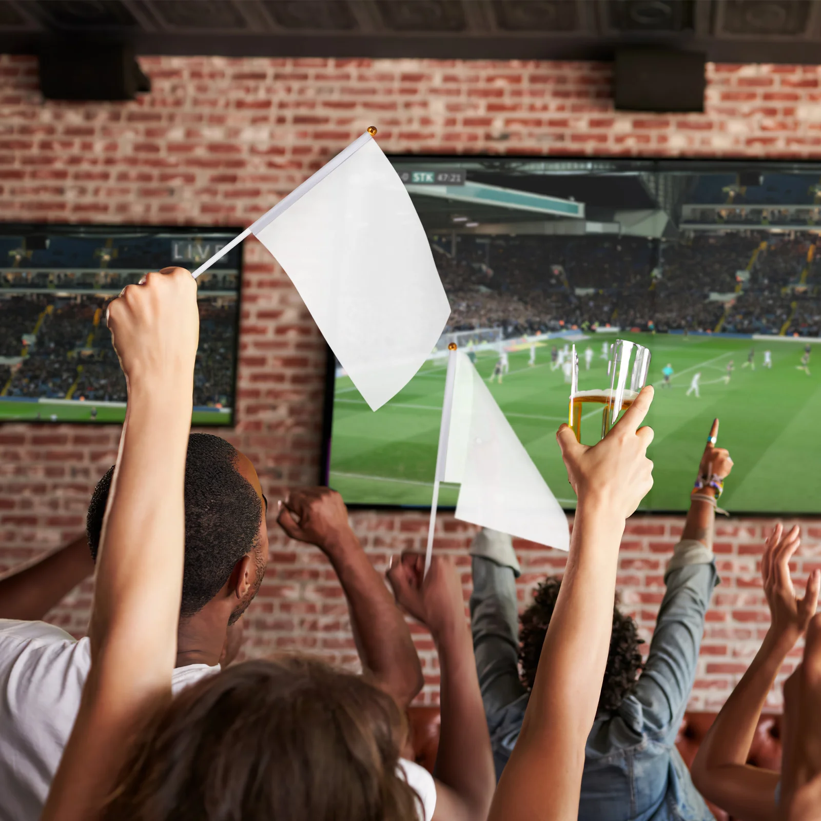 Рисунок 3 - Белые флаги, ручные флаги