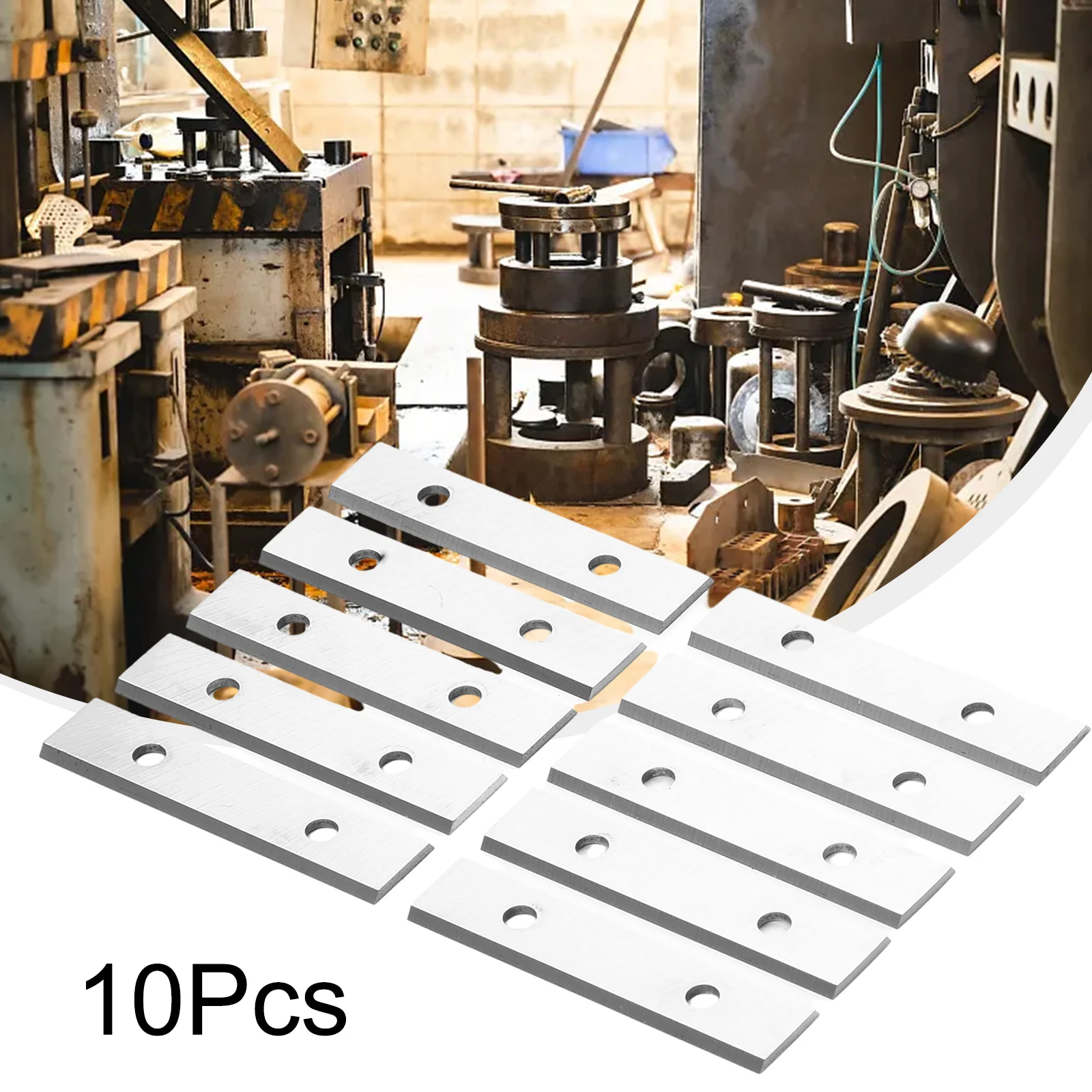 цена 10pcs Solid Tungsten Carbide Square 50x 12 X1.5mm Carbide Inserts Cutter Blades Paint Scraper Blades Rectangle Double Edged