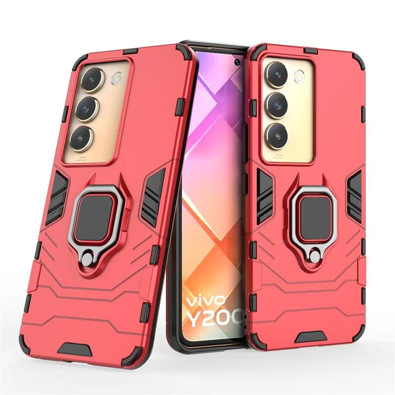 Magnetic Phone Case With Ring Stand For Vivo Series_voghion.com