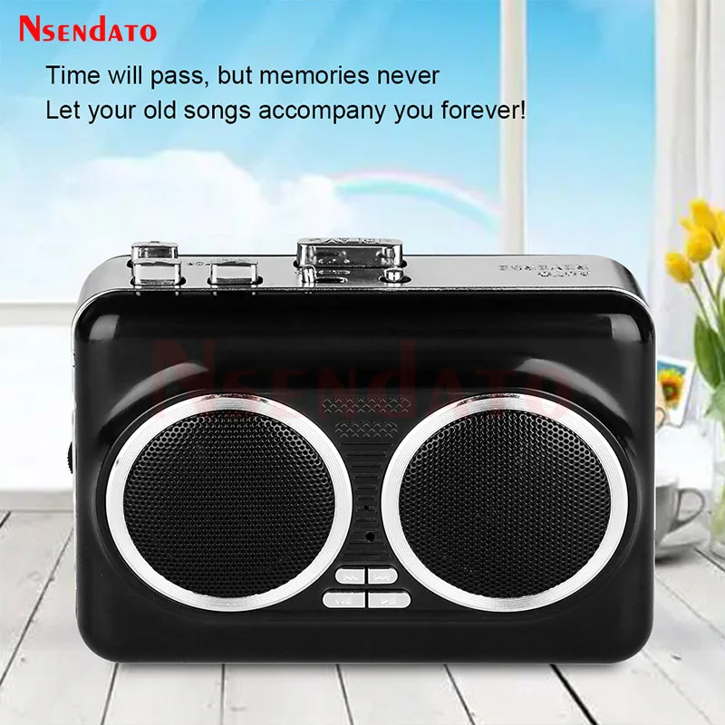 USB Cassette Player Music Tape to MP3 Converter Plug and Play Cassette Tape Player Convertor With Speaker For USB Flash disk PC