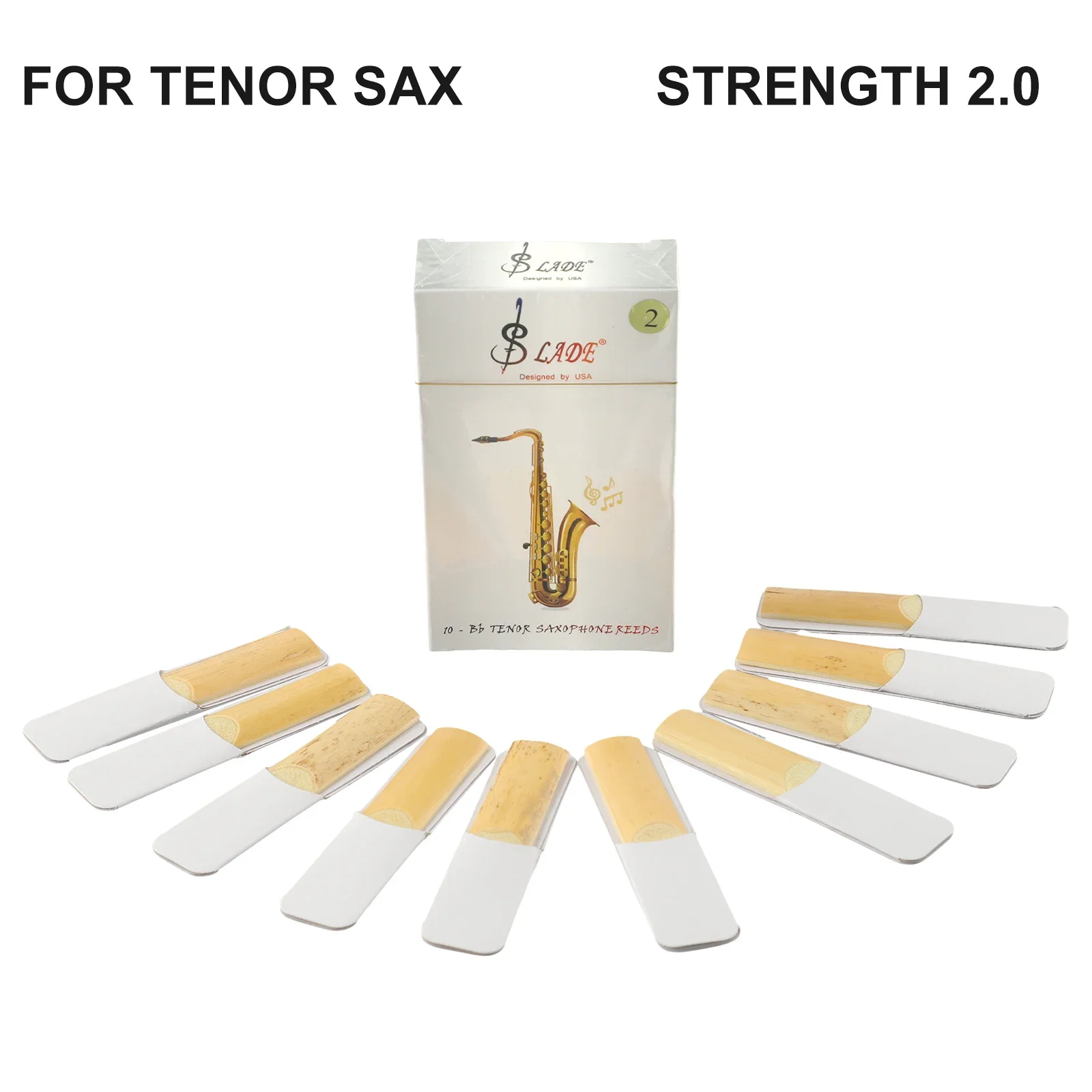 Sax Accessories Reeds Kit Strength 2 2.5 3 6g/0.21oz For Tenor Sax Reed Instrument Clarinet Parts