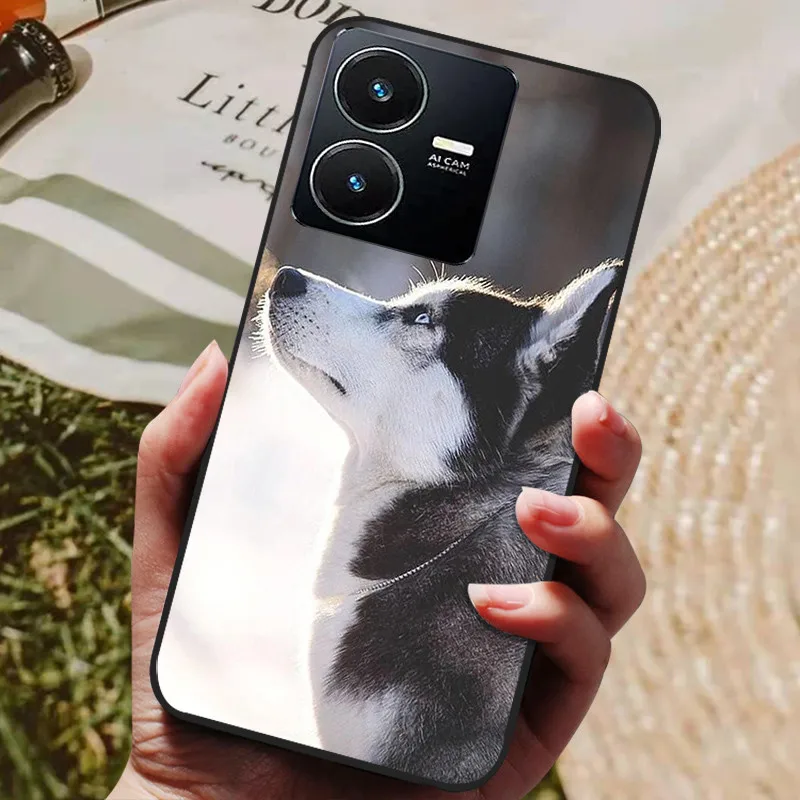 Fashion Painted Black Silicone Soft Back Cover