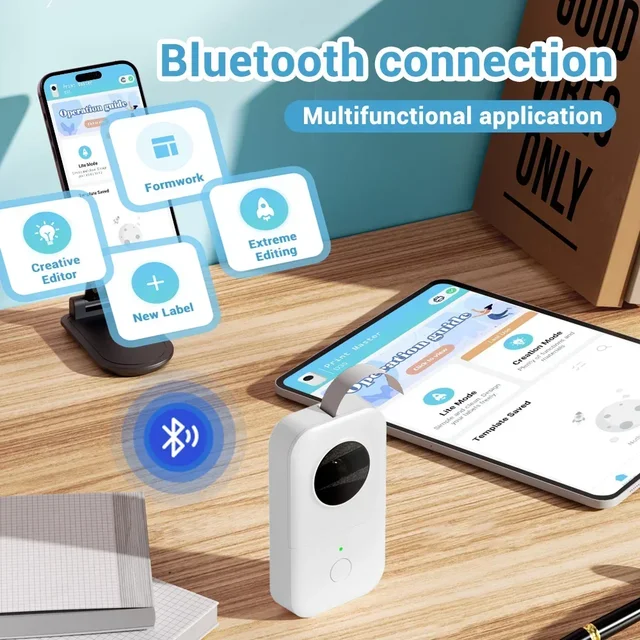 Etichettatrice Bluetooth Phomemo D30 - Stampante Termica Per Etichette Adesive Per Casa E Ufficio - Foto 8