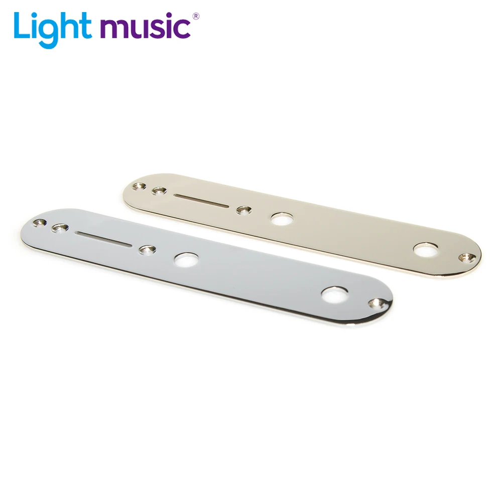 1 Piece Electric Guitar Control Plate Nickel Chrome Color for Tele Guitar Electric Guitar Repair Replace