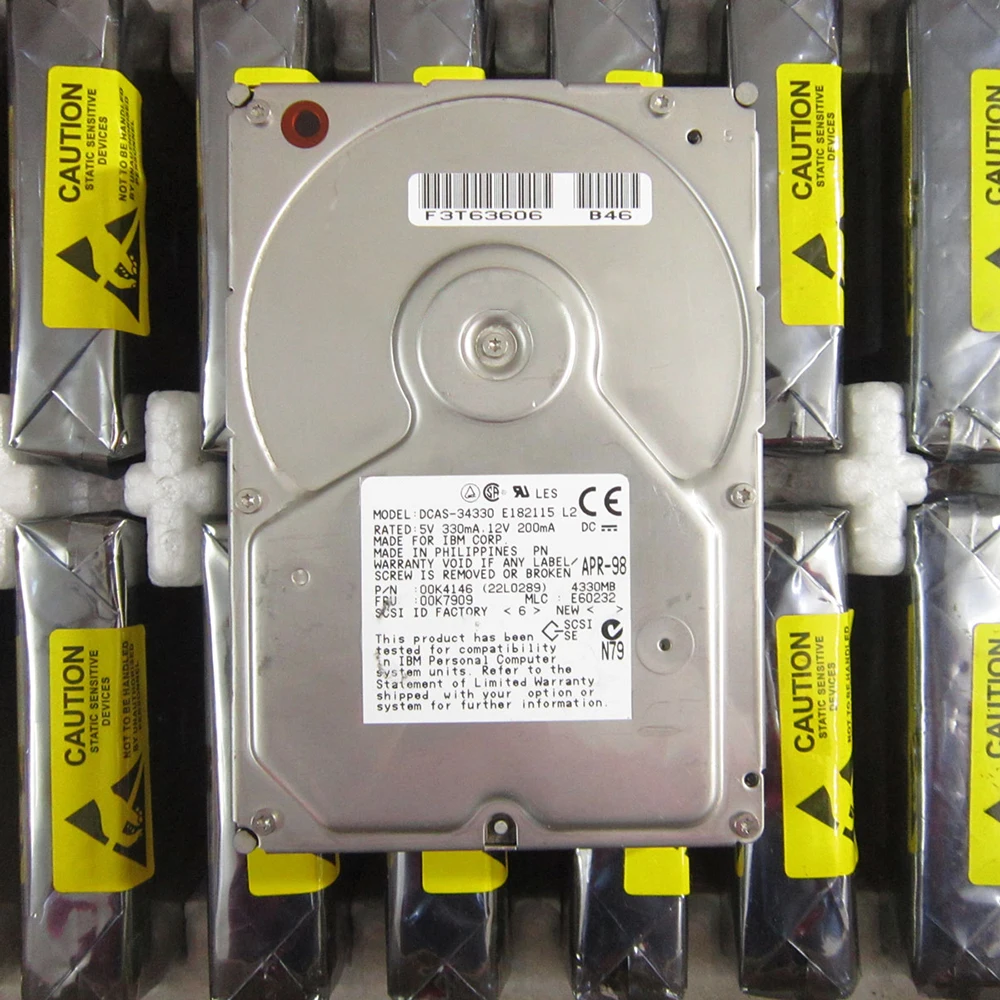 DORS-32160 DCAS-32160 09J1036 2.1G/2GB 5.4K 68PIN 3.5'' SCSI Server Hard Disk For IBM