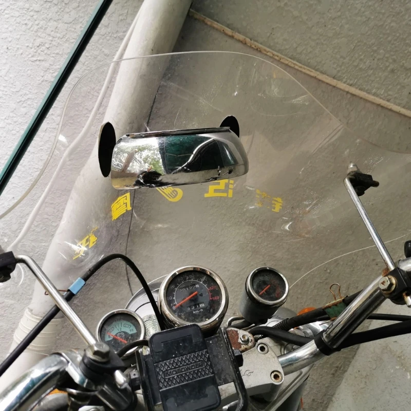 X6HF 180도 사각지대 거울 오토바이 앞유리 광각 백미러