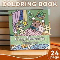 Halloween Coloring Book COZY Moments Coloring Book For Adults And Teens Featuring Adorable Creepy Creatures for Halloween Gifts 2