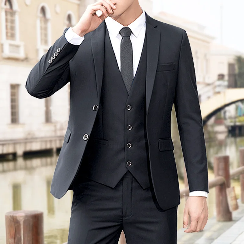 

V1866-Men's business suit, suitable for small figures