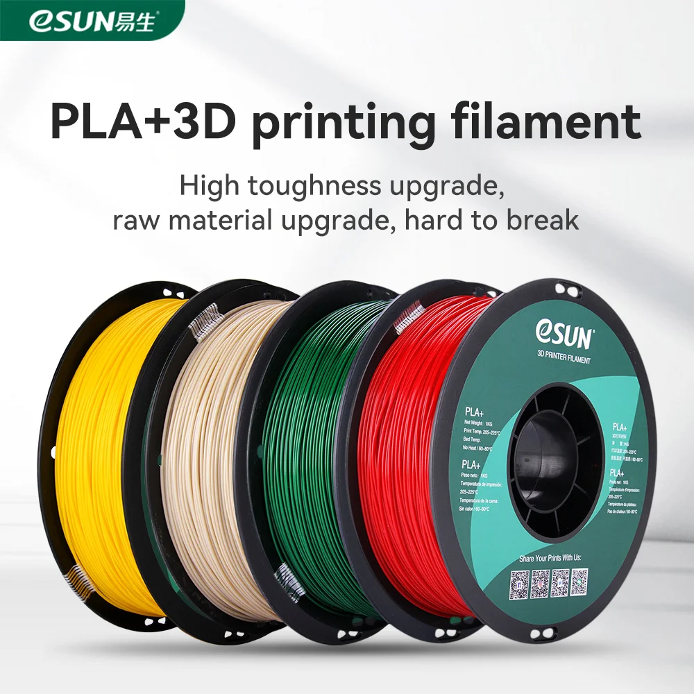 eSUN PLA+ Filament For 3D Printer 10Pcs 1.75mm PLA Plus 3D Printer