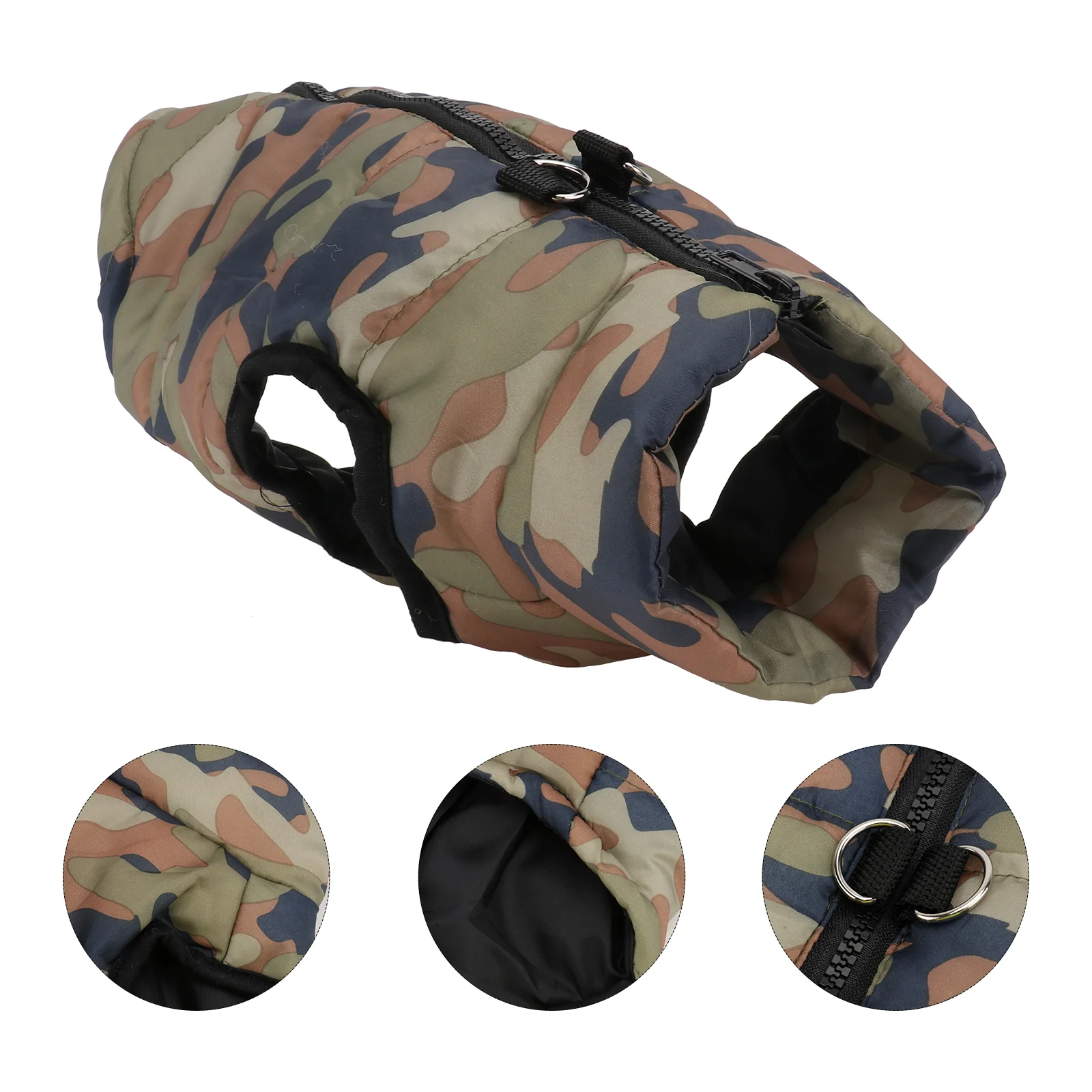 

Pet Dog Puppy Cotton-padded Vest Clothing Sleeveless Coat - Size L (Camouflage)