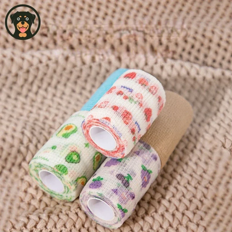 Pet Shoes Breathable Elastic Bandages Disposable Foot Covers Dirt-proof Retractable Sports Tape Outdoor Dog Accessories