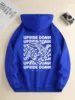 Autumn and Winter Versatile Pattern Printed Casual Hoodies Men's Daily Drawstring Hoodies Long-sleeved Couple Tops S-3XL 1